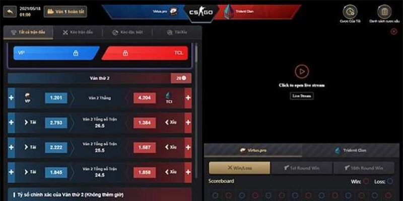 Những Loại Kèo Cá Cược CSGO Hấp Dẫn Tại OK9 Anh Em Nên Biết 6 Kèo cược Over/Under